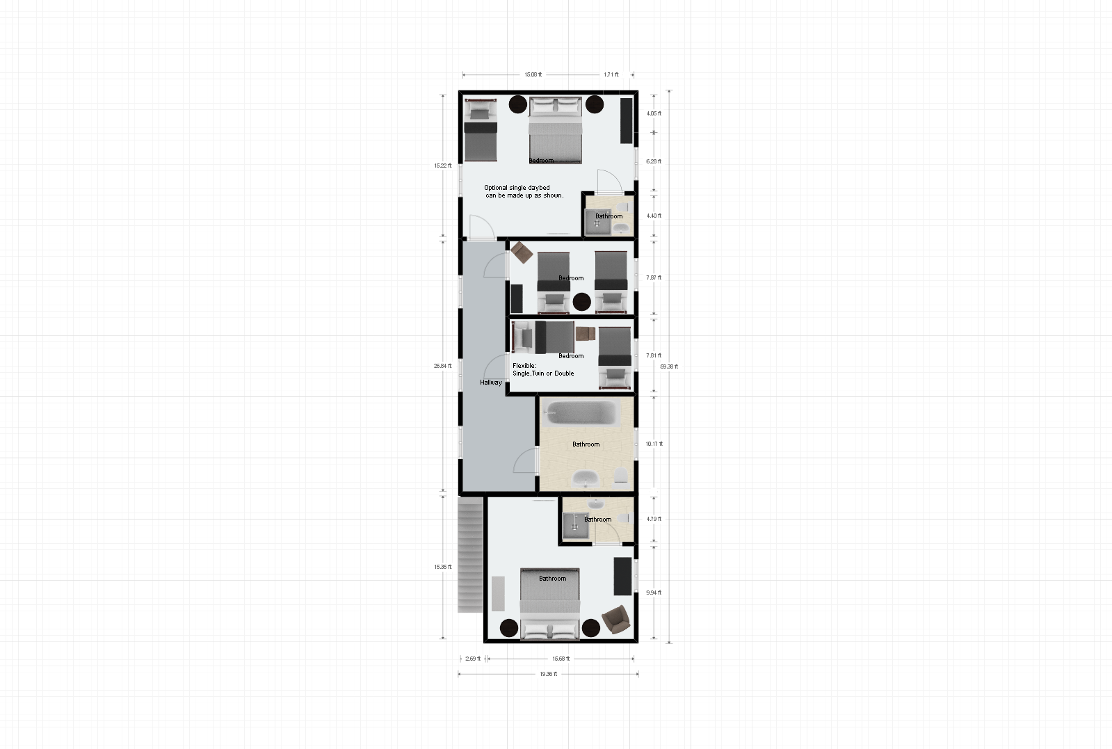 Upstairs